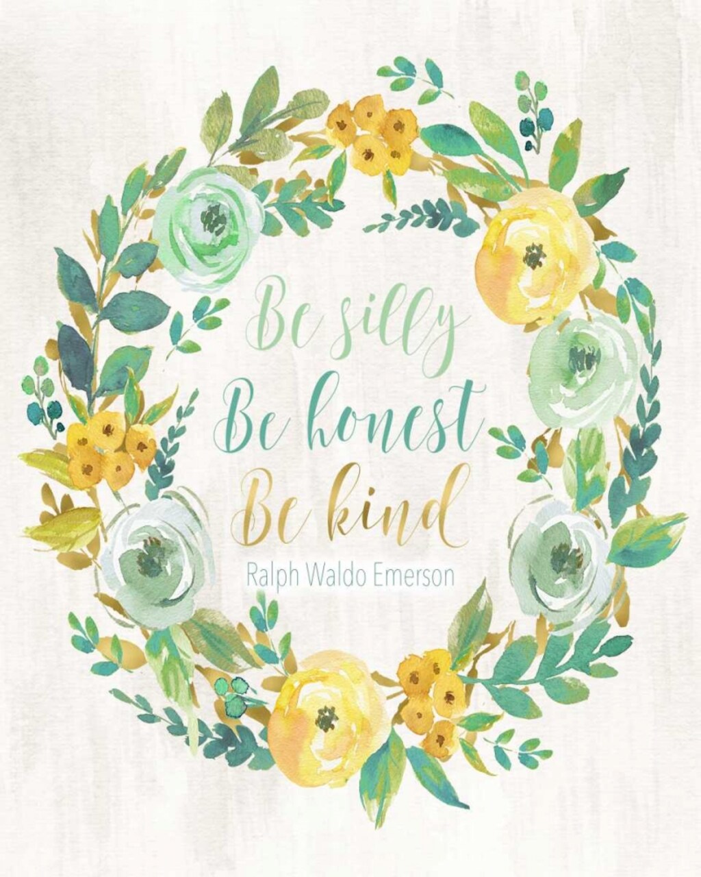 Be Silly, Be Honest, Be Kind Poster Print by Tara Moss - Item # VARPDXTA1920